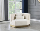 Marquis Cream Velvet Chair