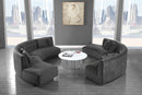 Kenzi Grey Velvet 2pc. Sectional