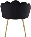 Claire Black Velvet Dining Chair