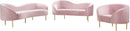 Ritz Pink Velvet Chair