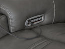 5Z - Pittson Power Reclining Sectional Loveseat with Console