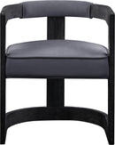 Regency Grey Velvet Dining Chair