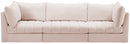 Jacob Pink Velvet Modular Sofa