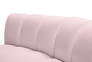 Infinity Pink Velvet 2pc. Modular Sectional