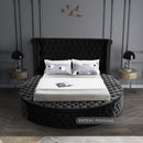 Luxus Black Velvet King Bed (3 Boxes)