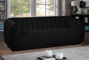 Dixie Black Velvet Sofa