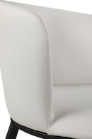 Skylar White Faux Leather Dining Chair