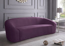 Riley Purple Velvet Sofa