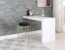 Tres Black Velvet Bar Stool