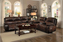 Mahala Double Reclining Loveseat in Brown 8200BRW-2