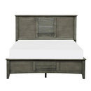 Garcia Queen Panel Bed in Gray