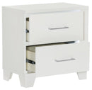 Kerren Nightstand in White 1678W-4