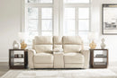 Dahlmoore Power Reclining Loveseat with Console