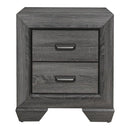 Beechnut 2 Drawer Nightstand in Gray 1904GY-4