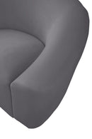 Riley Grey Velvet Chair
