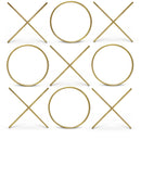 XOXO Gold Stainless Steel Wall Decor