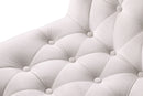 Curve Cream Velvet Dining Chair