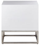 Nova White Side Table