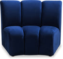Infinity Navy Velvet Modular Chair