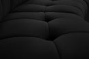 Limitless Black Velvet 9pc. Modular Sectional