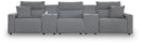 Modmax II Power Reclining Sectional with Consoles