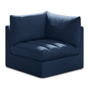 Jacob Navy Velvet Corner