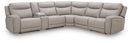 Gravier Power Reclining Sectional with Storage Console