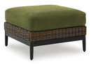 Horizon Hall Outdoor Ottoman with Cushion