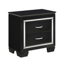 Allura Nightstand in Black 1916BK-4