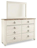 Willowton Dresser and Mirror image