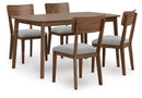 Tameride Dining Table and 4 Chairs (Set of 5)