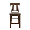 Schleiger Counter Height Chair in Dark Brown (Set of 2)