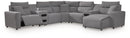 Modmax II Power Reclining Sectional with Chaise and Audio Consoles