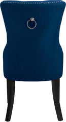 Nikki Navy Velvet Dining Chair