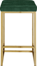 Nicola Green Velvet Stool
