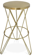 Mercury Gold Bar Stool