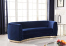 Julian Navy Velvet Sofa