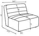 Sunny Armless Chair