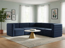 Quincy Navy Velvet Modular Sectional