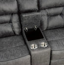Madrona Hill Double Reclining Loveseat in Gray 9989GY-2
