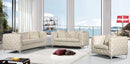 Scarlett Cream Velvet Sofa