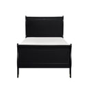 Mayville Twin Sleigh Bed in Black