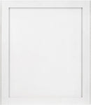 Modernist White Gloss Mirror