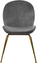 Paris Grey Velvet Dining Chair