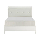 Cotterill Queen Upholstered Sleigh Bed in Antique White 1730WW-1*
