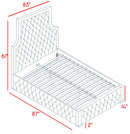Sedona Black Velvet King Bed