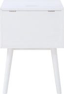 Teddy White Night Stand