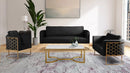 Casa Black Velvet Chair