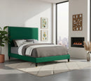 Harlie Green Velvet King Bed