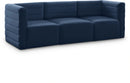 Quincy Navy Velvet Modular Sofa